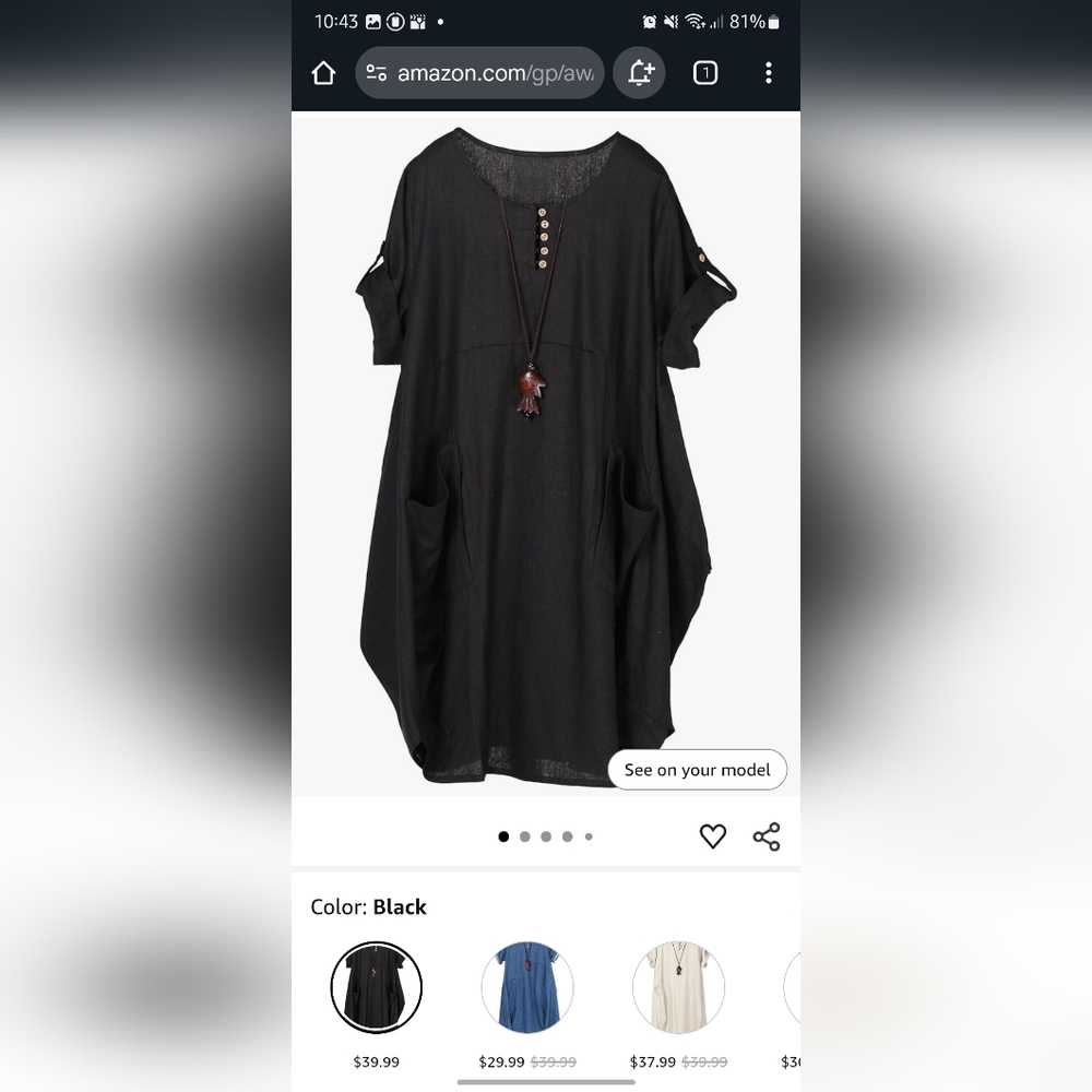 Linen Dress - Picture 8 of 11